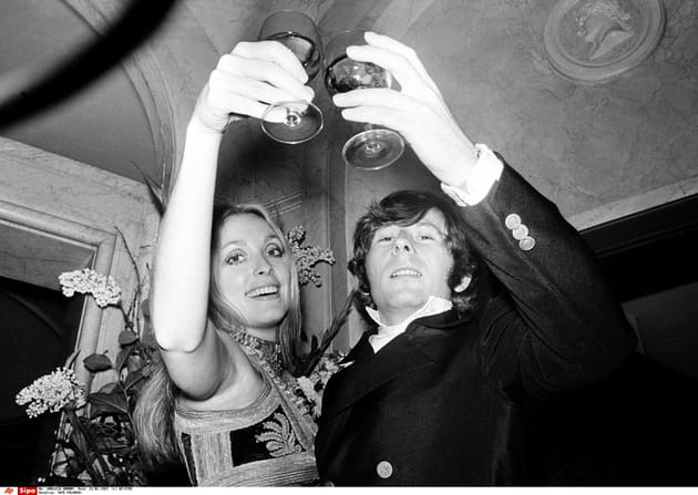 Sharon Tate et Roman Planski à Londres en 1969 pour l'avant-première de "Rosemary's Baby"