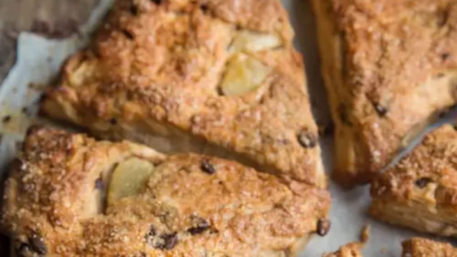 Scones poires et chocolat