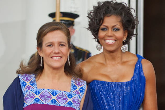 Avec Michelle Obama