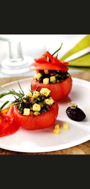 Recette minceur&nbsp;: tomate surprise, ratatouille de Comt&eacute;