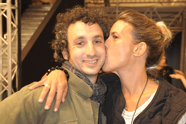 Isabel Marant et J&eacute;r&ocirc;me Dreyfuss &agrave; Paris en 2008&nbsp;