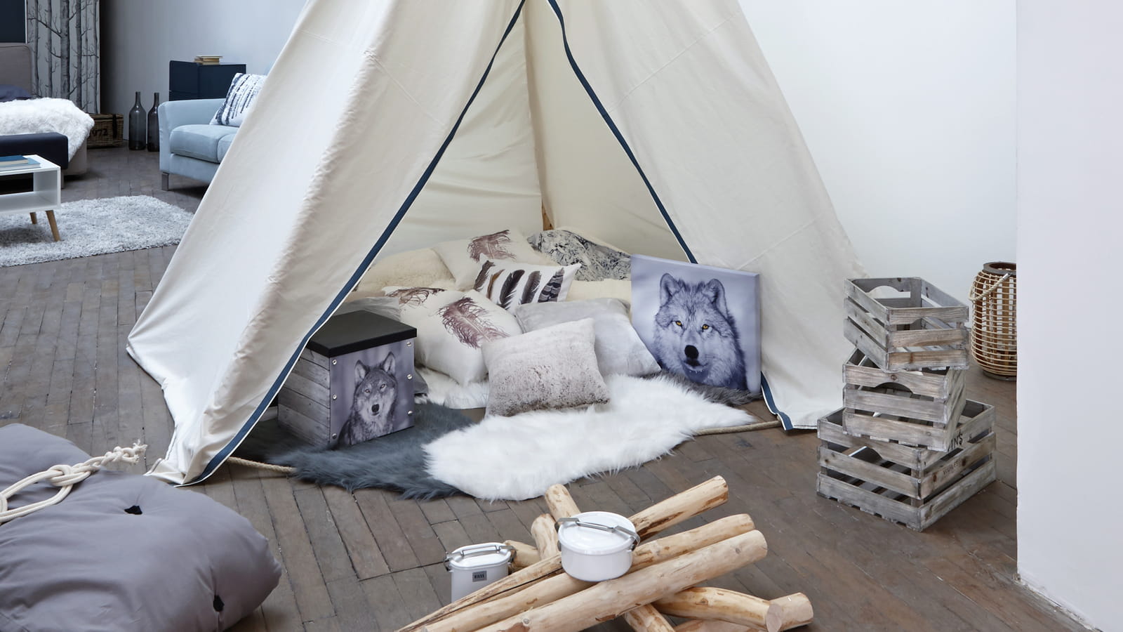 Tipi cosy