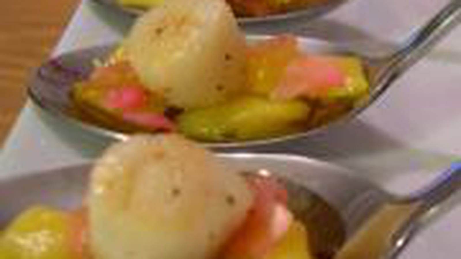 Pétoncles à la mangue