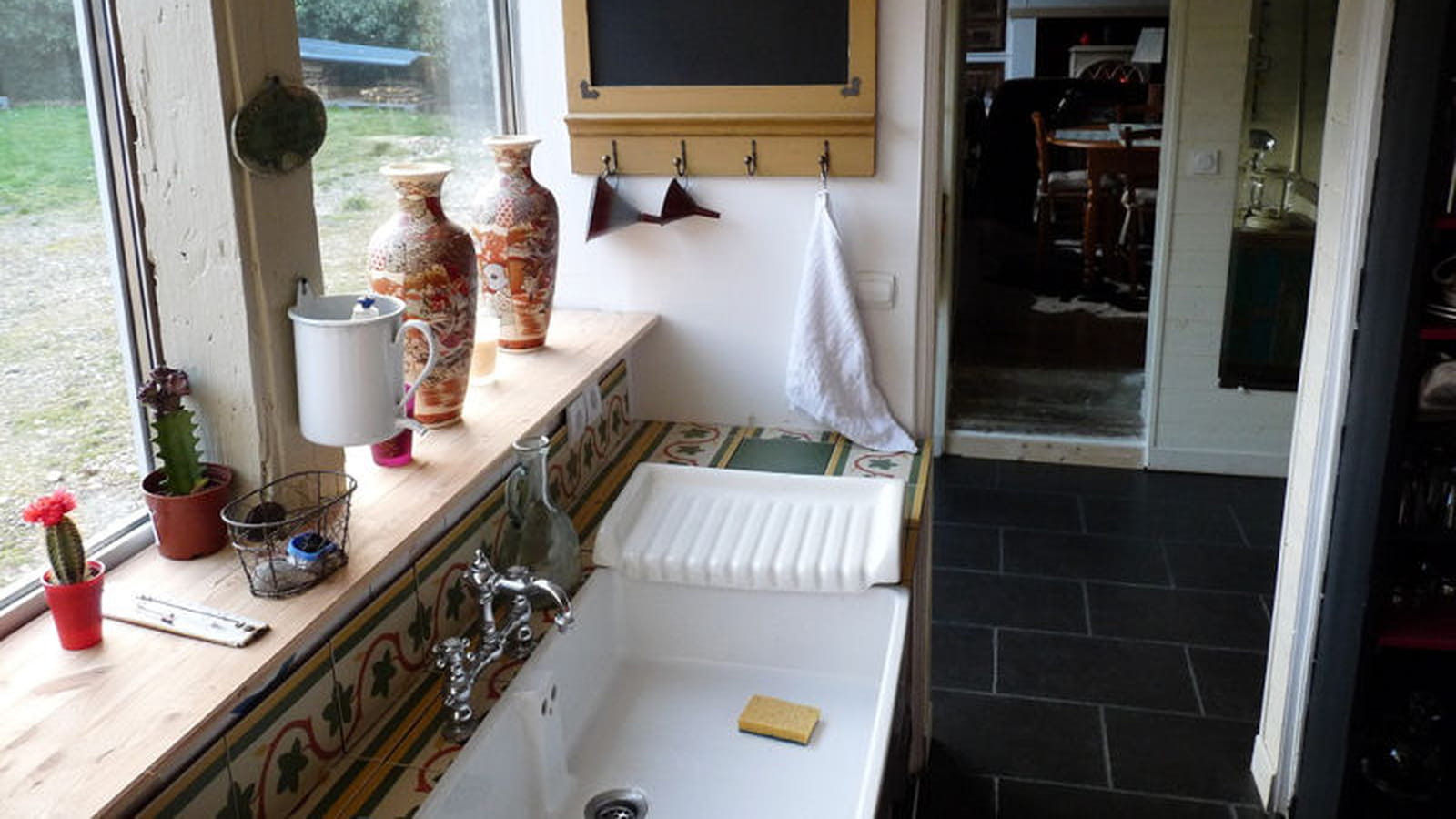 Crédence en carrelage