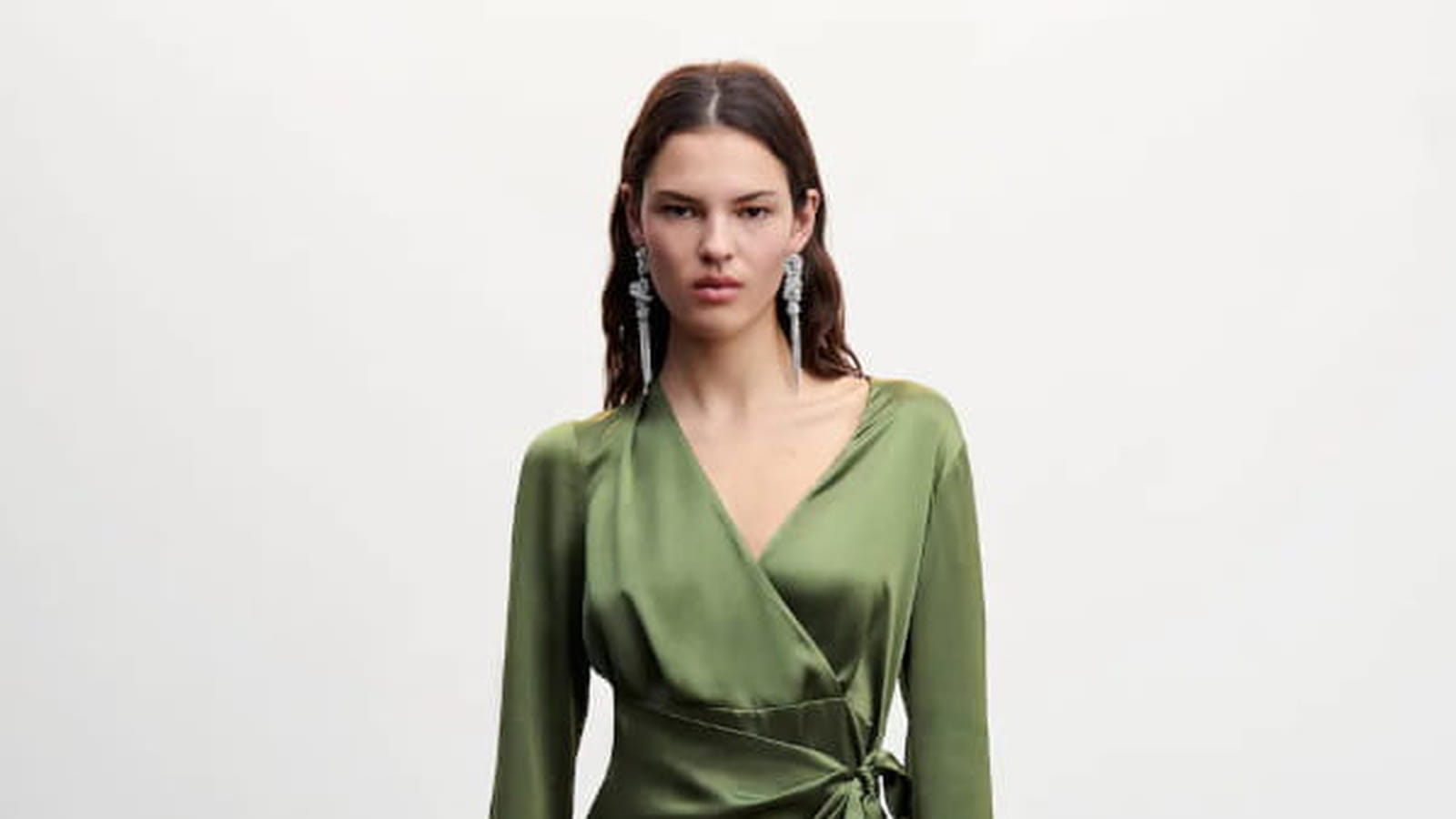 Robe cache-cœur Mango 