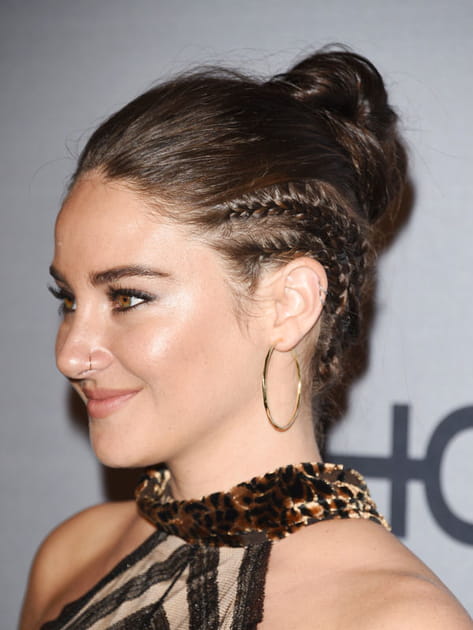 Les tresses coll&eacute;es de Shailene Woodley