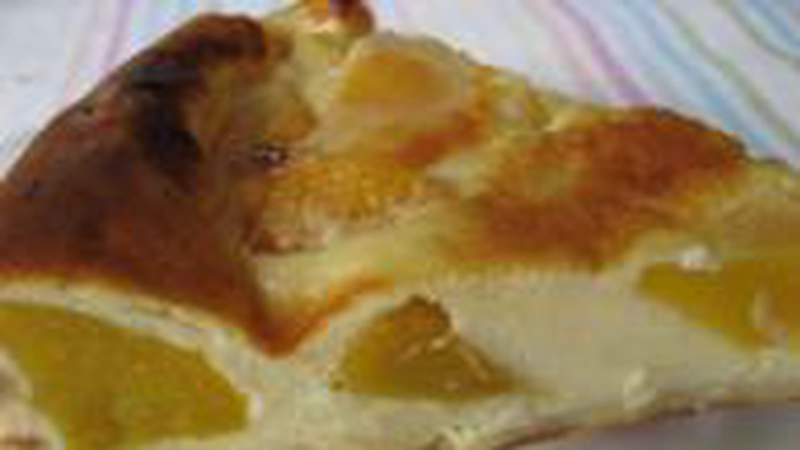 Flan léger aux pêches