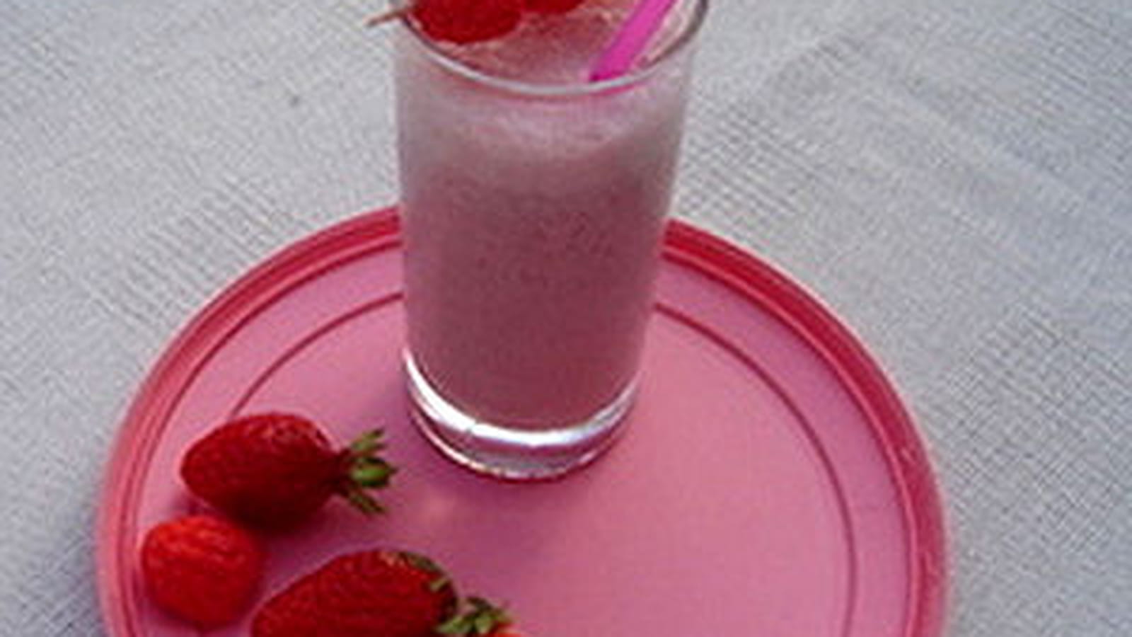 Milk-shake à la fraise