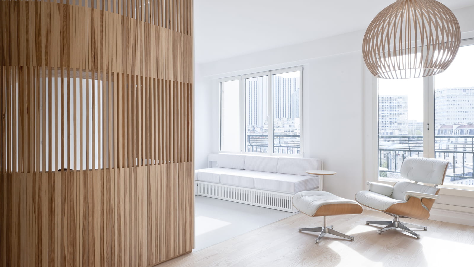 Suspension en bois