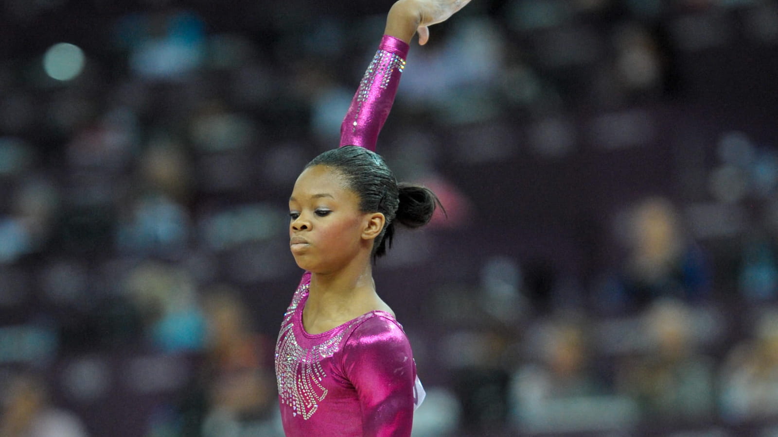 Gabrielle Douglas aux Jeux olympiques de Londres en 2012