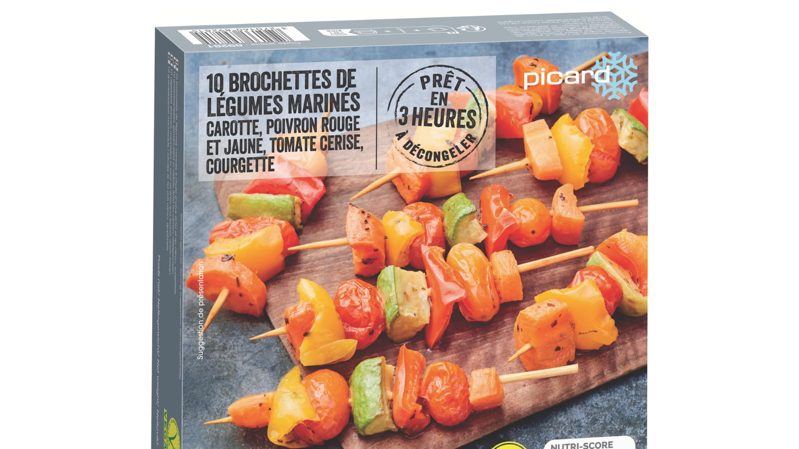 Les brochettes marinées de Picard