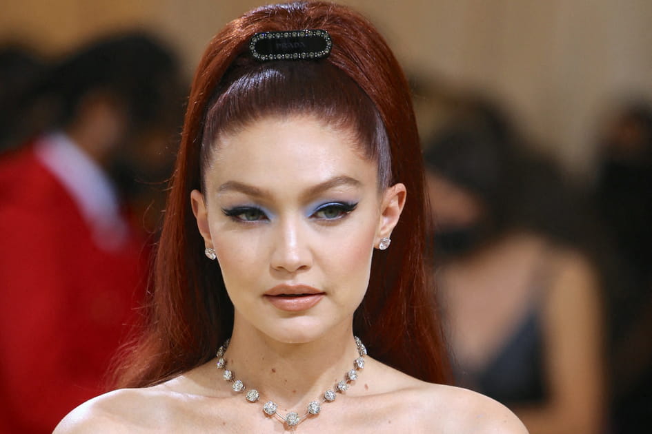 Les cheveux rouges de Gigi Hadid