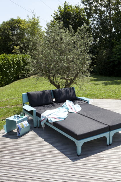 Canapé et extension Hegoa par Luc Jozancy pour Matiere Grise