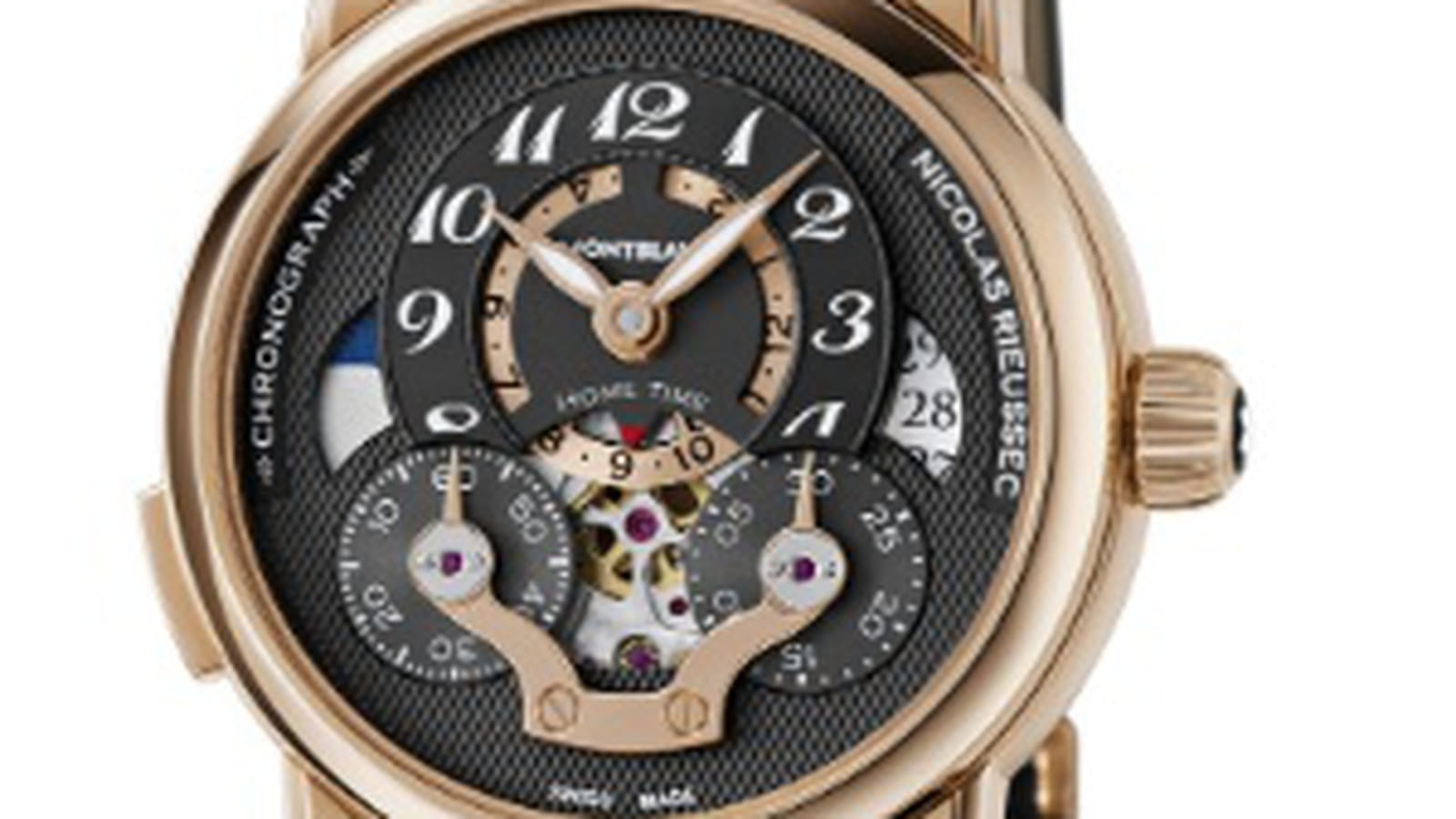 Montre "Nicolas Rieussec Chronograph Open Home time" pour homme de Montblanc
