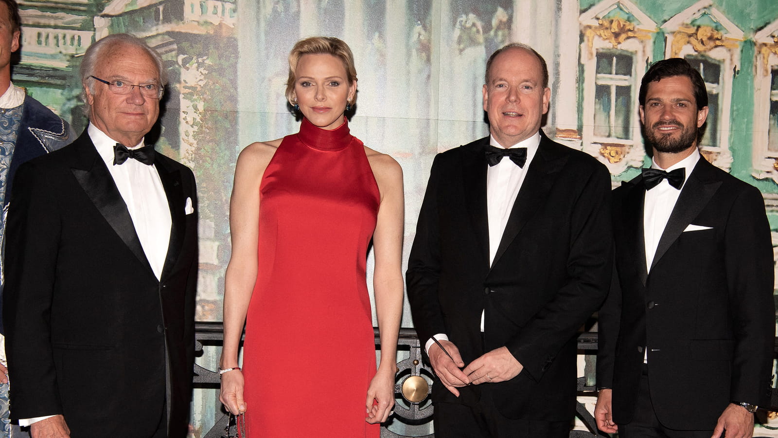 Roi Charles XVI Gustave de Suède, Charlene et Albert de Monaco, Prince Carl-Philip de Suède