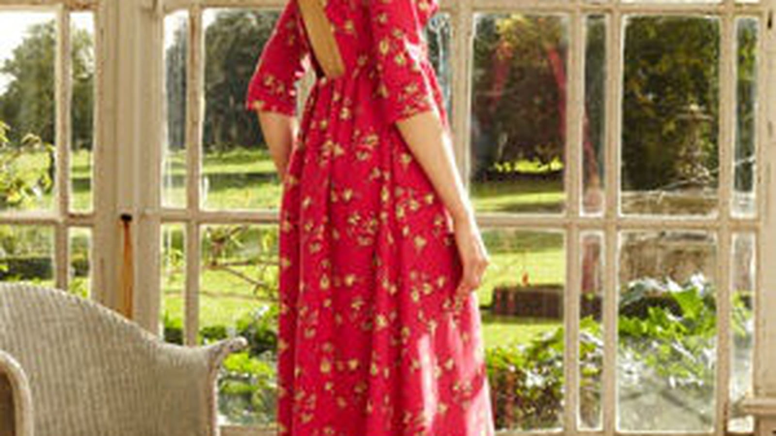 Robe imprimé rose vif de La Redoute
