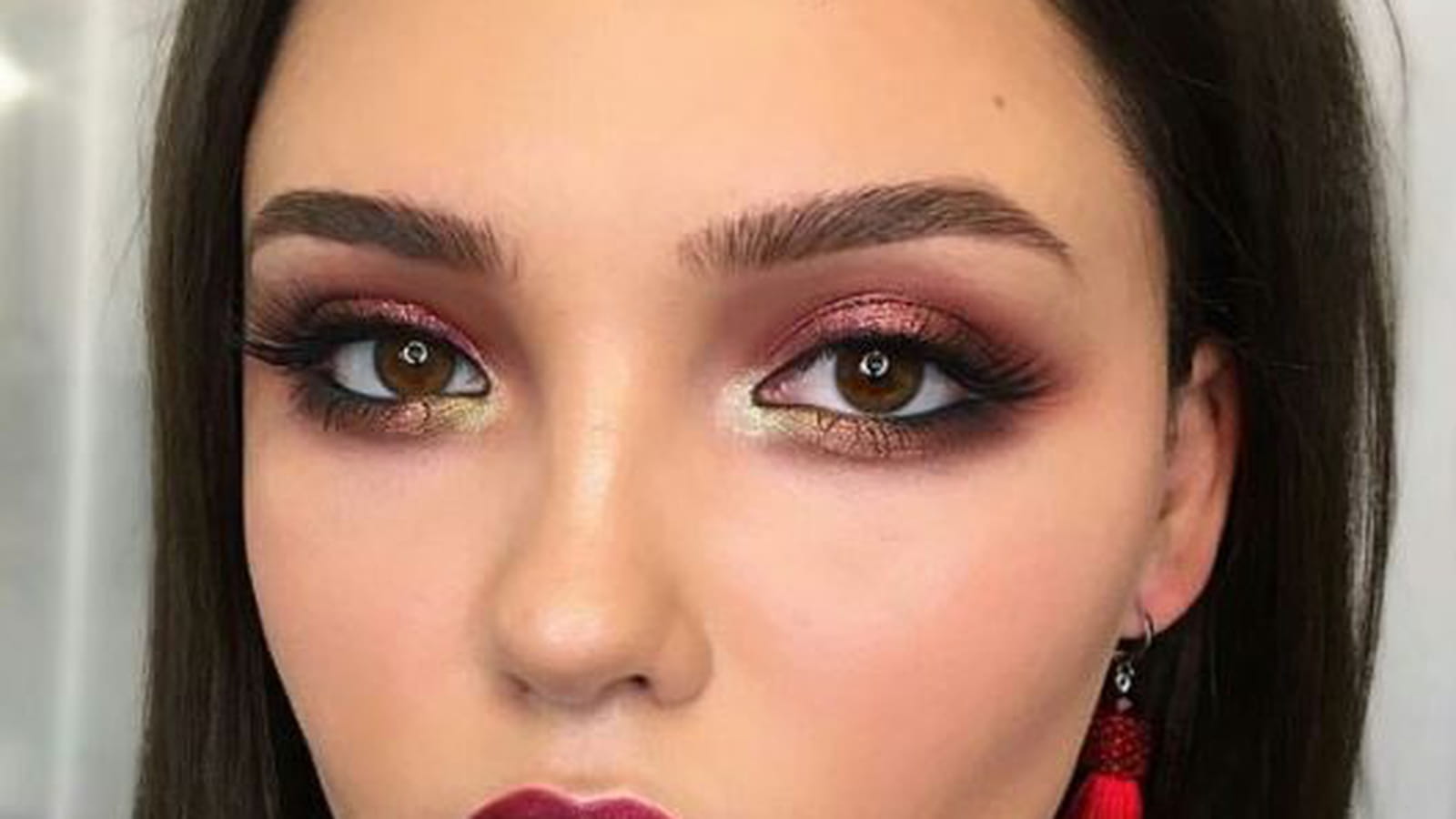 Le make-up cuivré