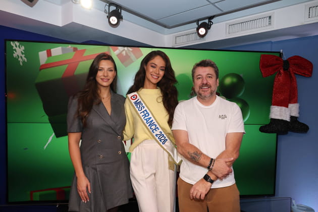 Hinaupoko Devèze reçue par Bruno Guillon sur Fun Radio