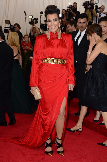 Kris Jenner en Balmain