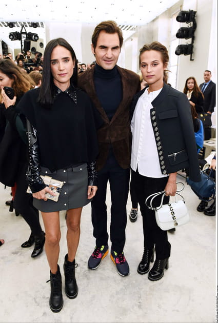 Jennifer Connolly, Roger Federer et Alica Vikander