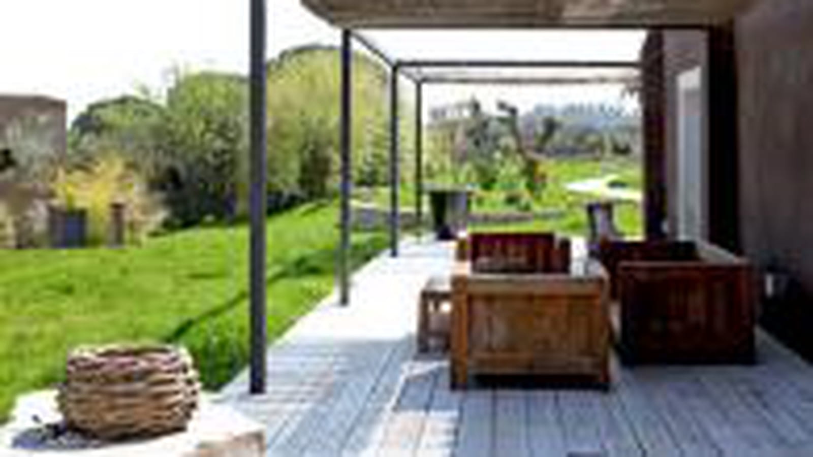 Terrasse et pergola