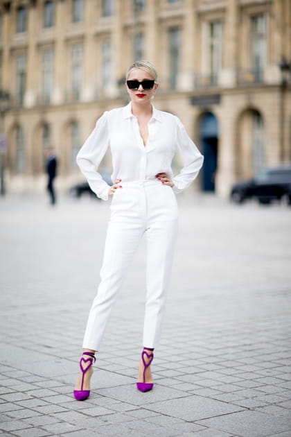 Le total look blanc