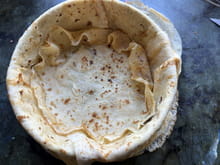 Le Courchevel : l'entremet aux framboises drapé de crêpes : Etape 5