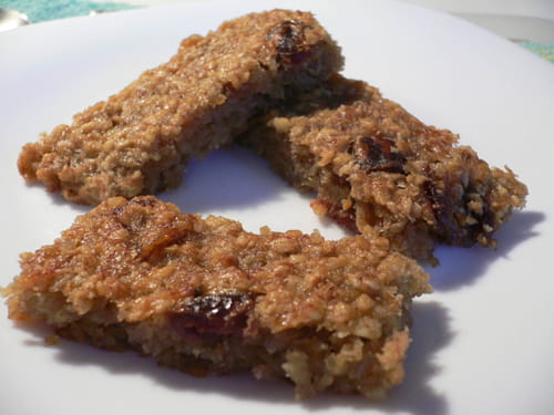 Flapjack à la banane et aux dattes