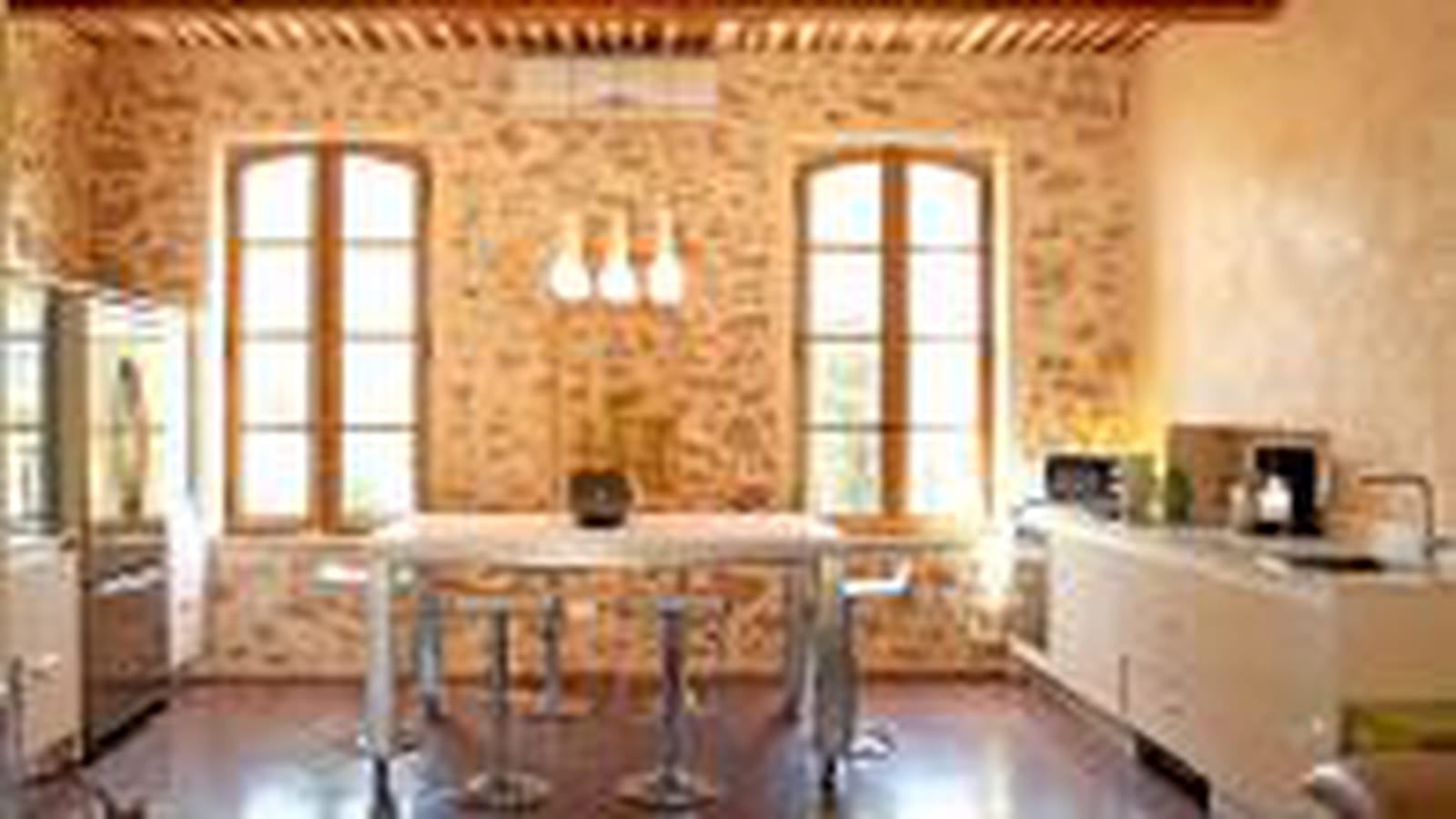 Cuisine blanche fonctionnelle