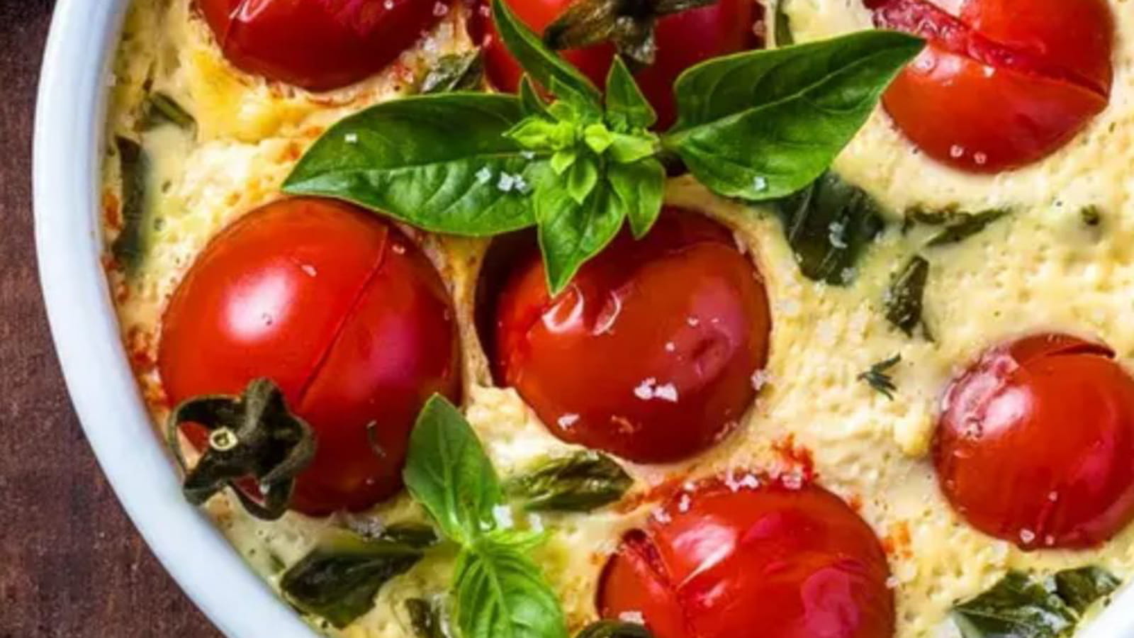 Clafoutis aux tomates cerises au steam’up / moulinex