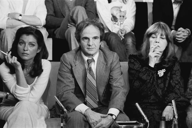 Sur le plateau de Michel Drucker avec Marie-France Pisier, François Truffaut et Jeanne Moreau