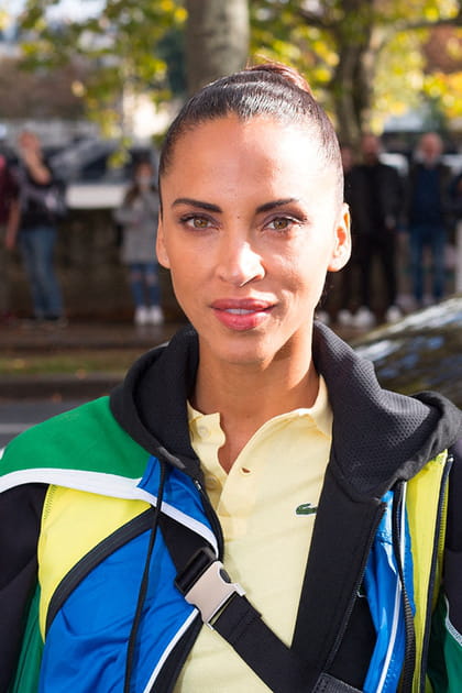Noémie Lenoir au défilé Lacoste