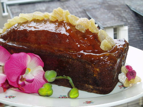 Cake au chocolat et au gingembre