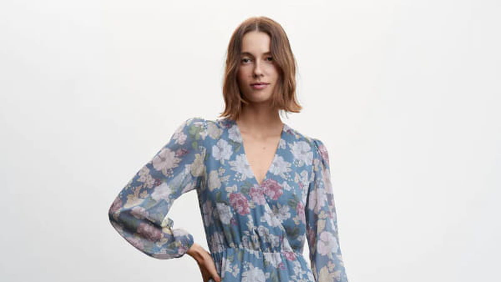Robe en gaze Mango 