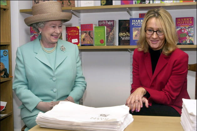 Avec JK Rowling, en 2007