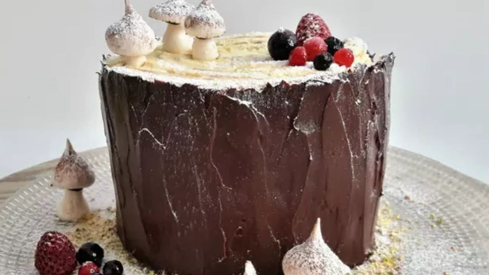 Bûche verticale saveur tiramisu