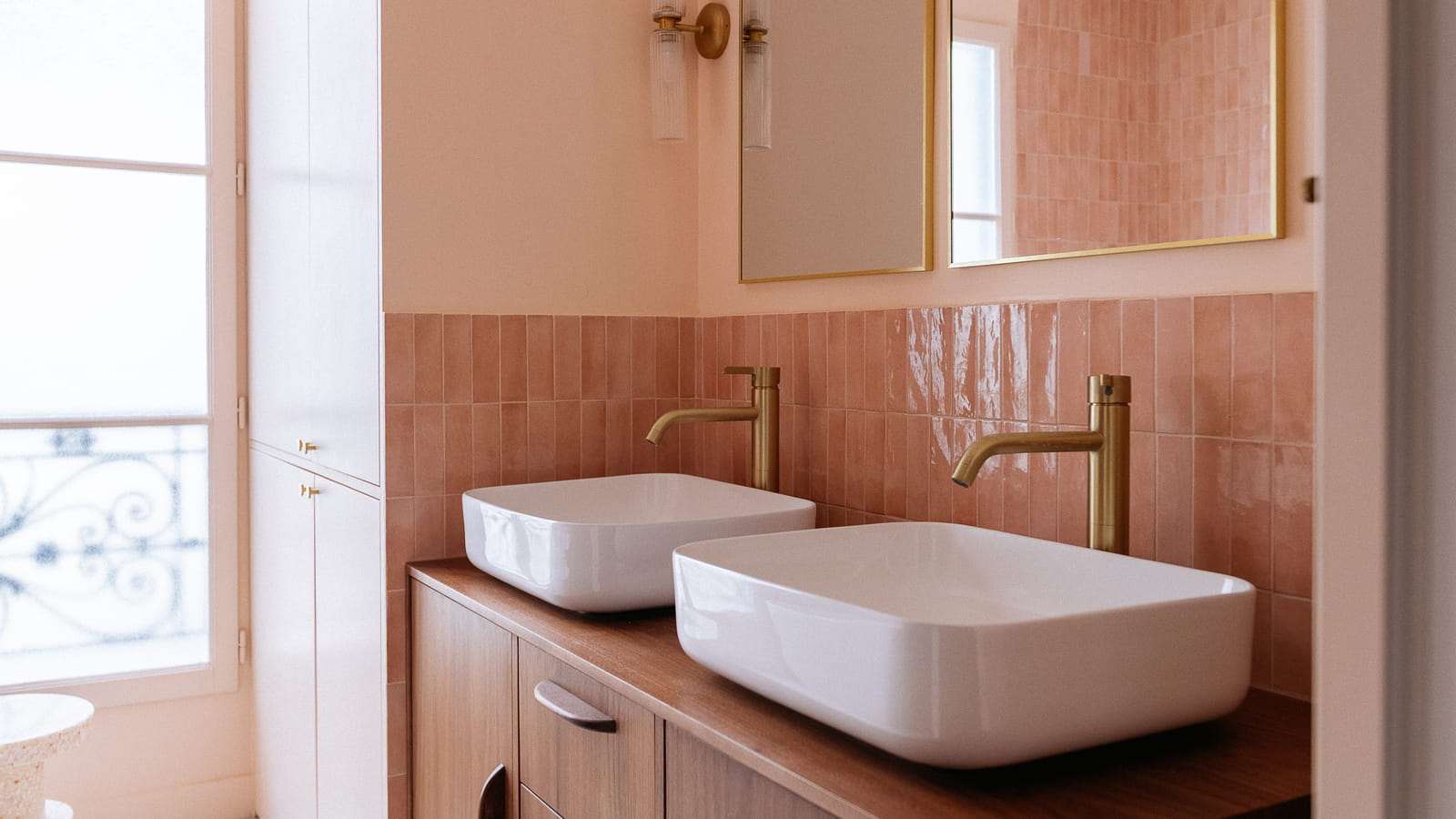 Salle de bains après