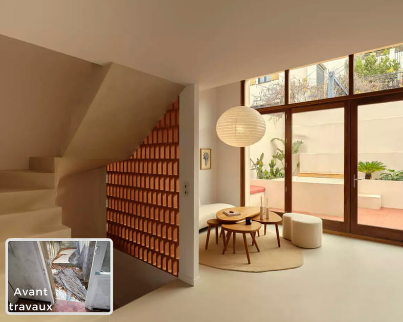 Avant-apr&egrave;s&nbsp;: &agrave; Marseille, les d&eacute;fauts d'une maison d&eacute;labr&eacute;e deviennent ses plus beaux atouts