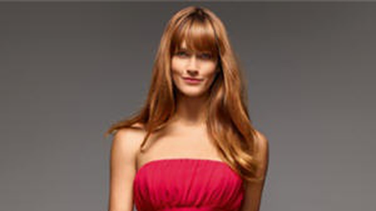 Robe bustier framboise de Camaïeu