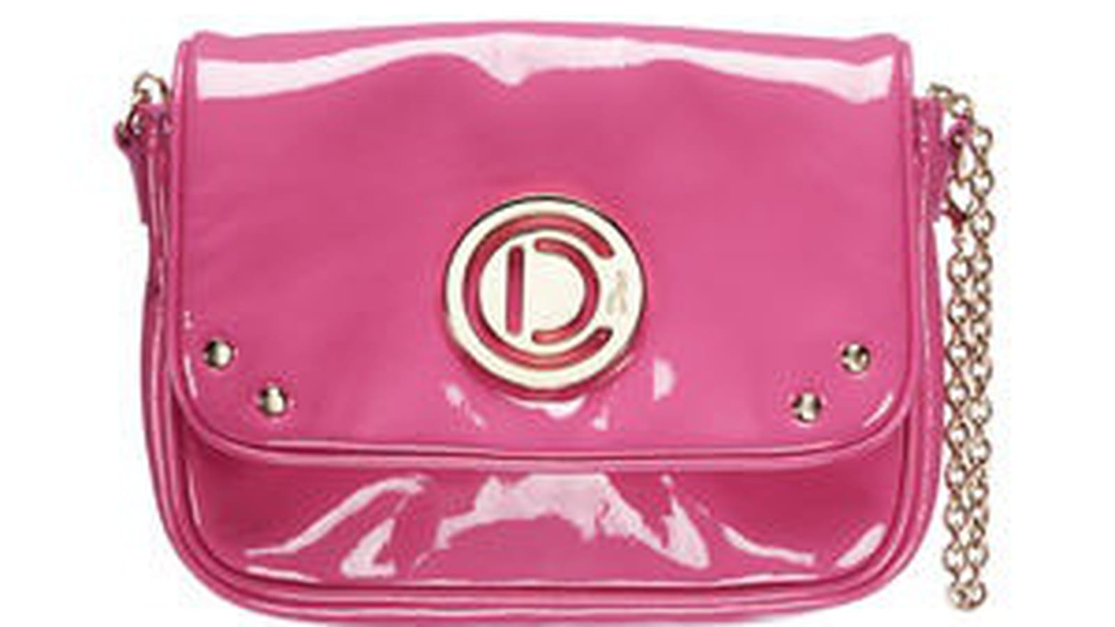 La pochette promenade en cuir verni rose de Dior