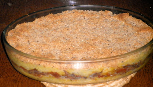Parmentier de canard aux épices et tomates séchées