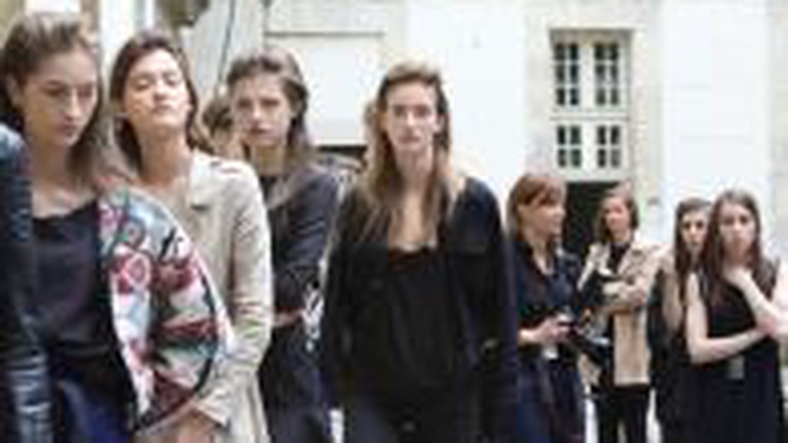 Les mannequins en répétition