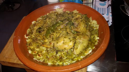 Rfissa de poulet à la marocaine