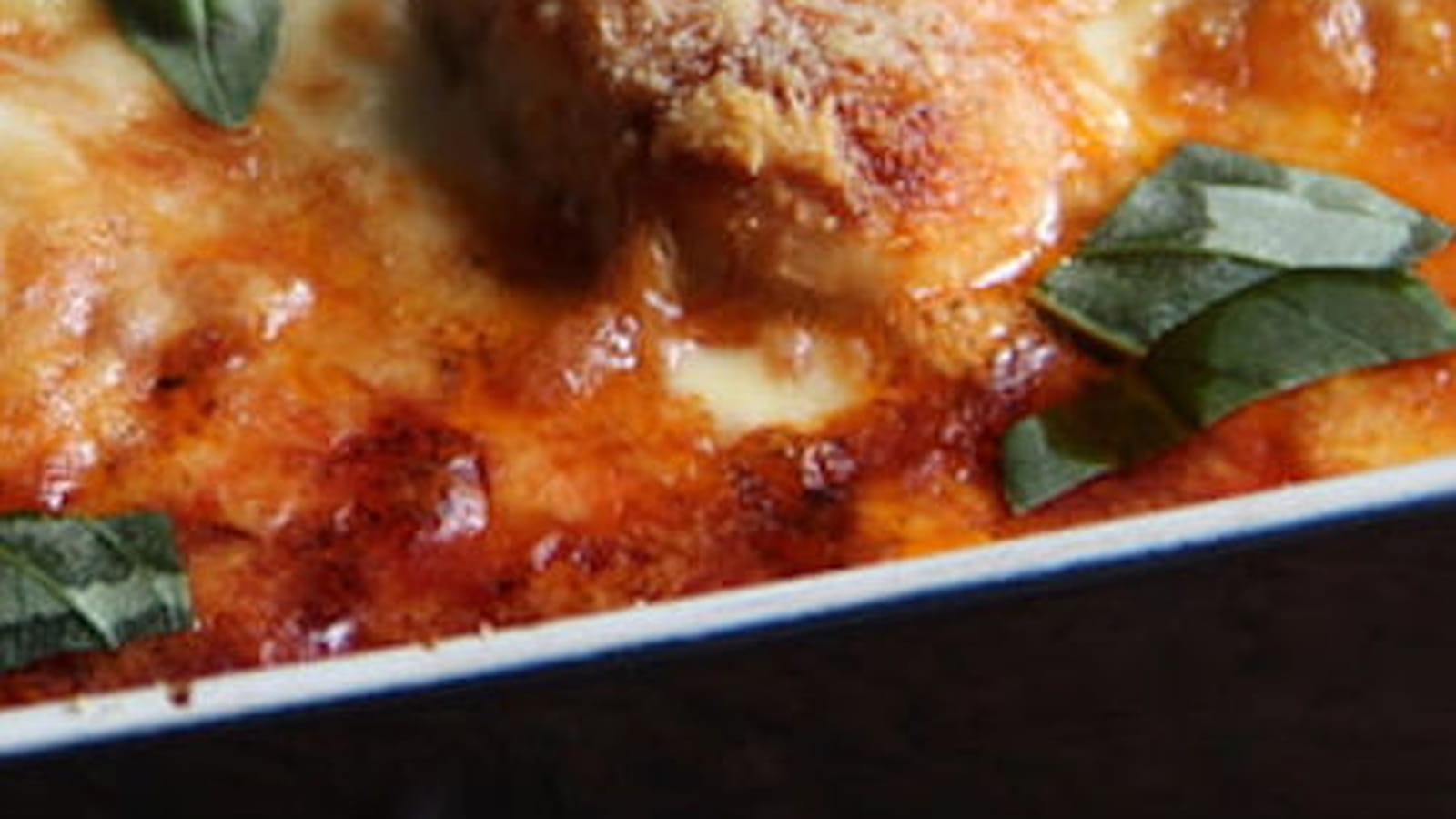 Poulet alla parmagiana (sans panure)