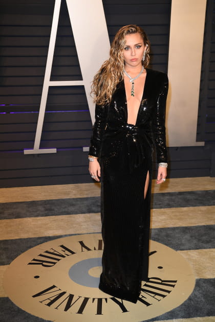 Miley Cyrus en Saint Laurent
