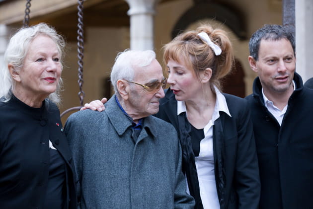 Avec Agnes b, Julie Depardieu et Marc-Olivier Fogiel, &agrave; Beaune en 2017
