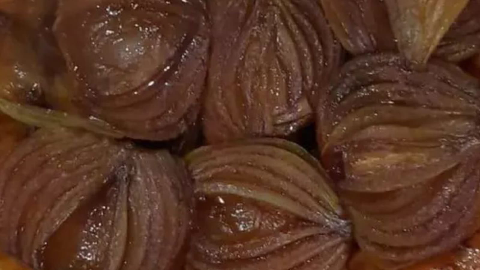 Tarte tatin d'oignons en 4 ingrédients