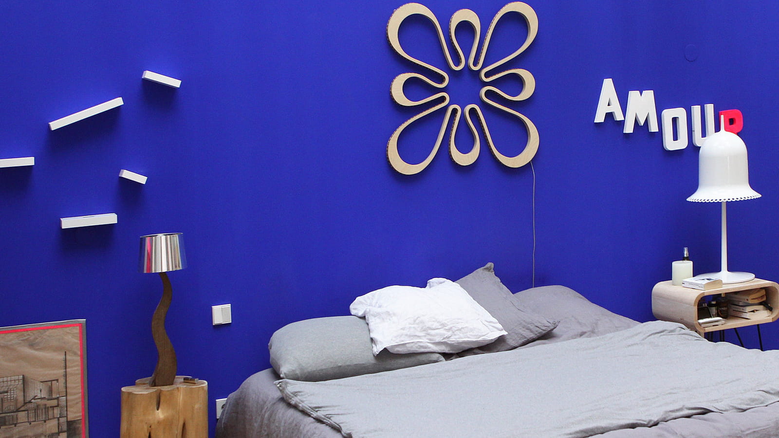 Chambre bleue