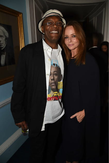 Samuel L. Jackson, tout sourire au show Stella McCartney