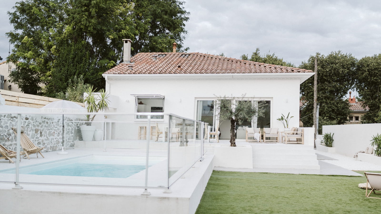 Pavillon après
